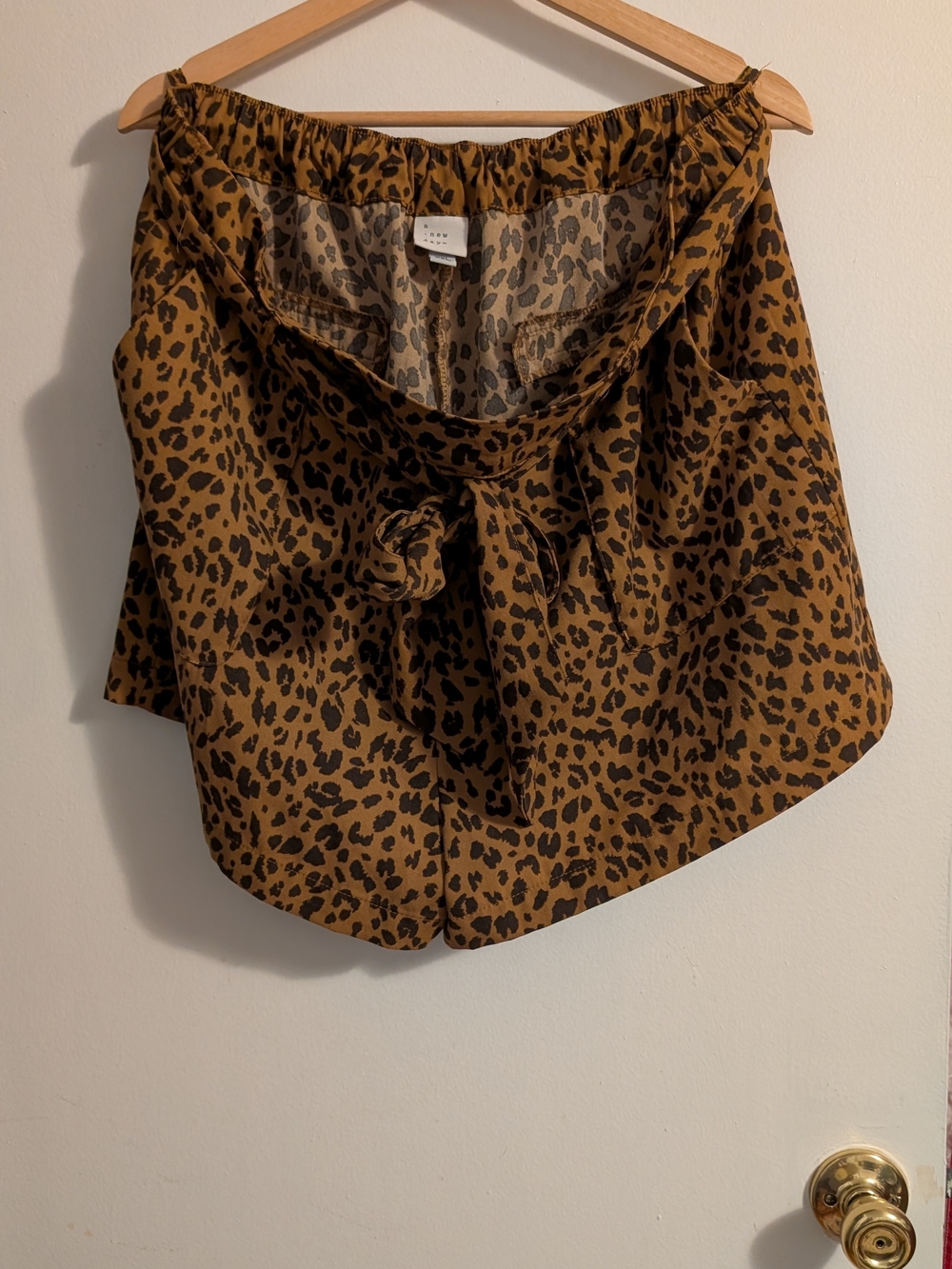 a new day Leopard Print Shorts in Brown and Black Size Xxl